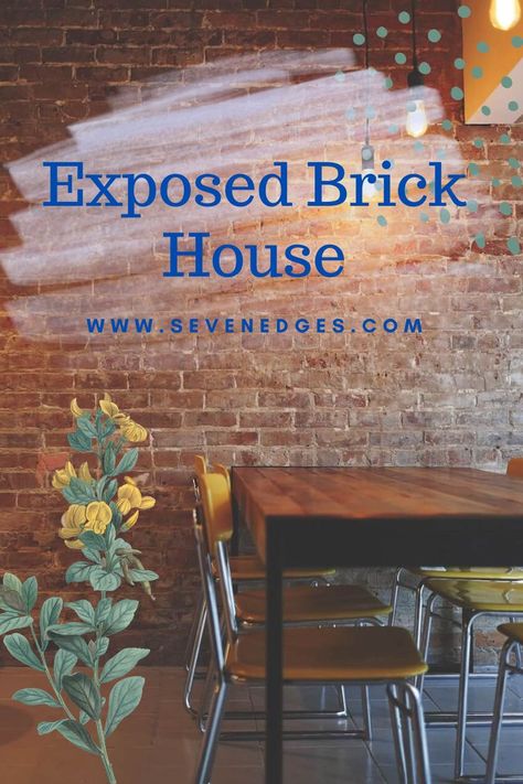 5 Ways to be Creative with an Exposed Brick House | Exposed brick has been becoming more popular in homes since the 90s, and with good reason! From brick mantles to brick accents, here are our five favorite ways to use an exposed brick house creatively! Rustic Brick House Interiors, Brick Wall Entryway Ideas, Interior Brick Accent Wall, How To Decorate A Brick Wall Interiors, Red Brick Wall Living Room, Brick Feature Wall Living Room, Indoor Brick Wall Ideas, Exposed Brick House, Brick Walls Interior