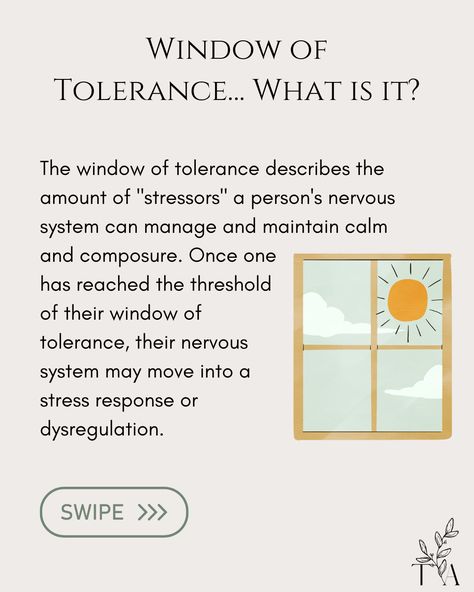 Frustration Tolerance Activities, Window Of Tolerance, Window Of Tolerance Worksheet, The Window Of Tolerance, Windows Of Tolerance, Window Of Tolerance Activities, Dbt Skills Distress Tolerance, Affect Regulation Tfcbt, Distress Tolerance