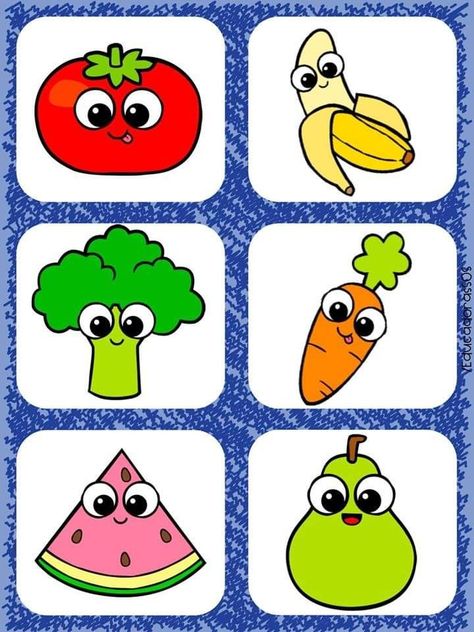 Fotos De Malu Chacón En Alimentación Food Games For Kids, Body Preschool, Partner Cards, English Activities For Kids, Kids Worksheets Preschool, Nursery Activities, Preschool Colors, English Activities, Cute Clipart