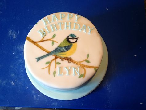 Butter Painting, Bird Birthday Cake, 70th Birthday Cake, Easy Bird, Bird Cakes, Creative Cake Decorating, Bird Birthday, Bento Cake, Painted Cakes