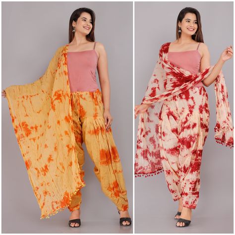 Patiala Salwar with Matching Chunni Set indian Pajama with scarf, Semi stitched salwar with Dupatta, Yoga Trouser Harem Pants tie dye pants Salwar Materials, Dye Pants, Yoga Trousers, Tie Dye Pants, Wooden Hanger, Patiala Salwar, Dupatta Set, Indian Dress, Rose Gold Pink