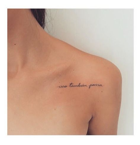 placement Word Tattoo Placements, Phrase Tattoos, Cursive Tattoos, Petit Tattoo, Bff Tattoos, Collar Bone Tattoo, Discreet Tattoos, Tattoo Feminina, Sleeve Tattoos For Women