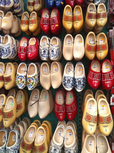 Traditional Dutch Wood Clogs  Netherlands, Amsterdam  July 2012 Dutch Culture Aesthetic, Netherlands Culture, Aesthetic Reference, Dutch Shoes, Dutch Culture, Dutch Clogs, Wood Clogs, Spiritual Care, Holland Netherlands