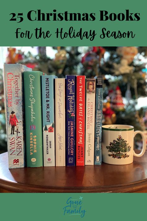 Best Christmas Fiction Books, Christmas Reading List, Best Christmas Books For Women, Christmas Mystery Books, Christmas Books To Read, Books About Christmas, Christmas Novels, Christmas Reads, Holiday Reading List