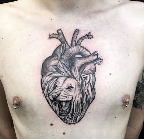 Florence and the Machine inspired piece. Heart of a Lion. Heart Of A Lion Tattoo, Lion Heart Tattoo, Lionheart Tattoo, Heart Of A Lion, Brain Tattoo, Tattoo Lion, Florence And The Machine, Lion Tattoos, Lion Heart