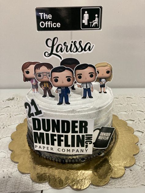 The Office Cake, Office Cake, Office Tv Show, Office Tv, Dunder Mifflin, Cute Birthday Cakes, Modern Family, Rehearsal Dinner, Rehearsal Dinners