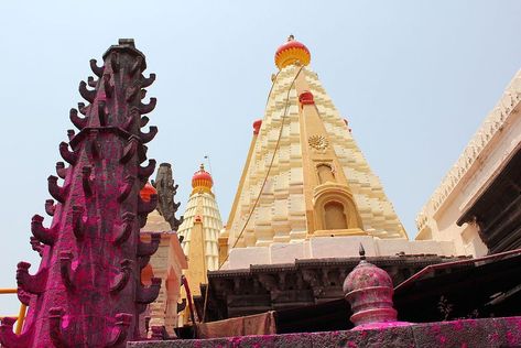 Jyotiba Temple is a holy site of Hinduism near Wadi Ratnagiri in the Kolhapur district of Maharashtra state in western India. Jyotiba Temple Kolhapur, Banks, Eiffel Tower, Temple, India, Travel, Quick Saves