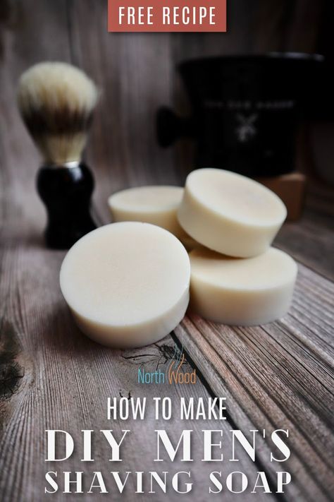 men's shaving soap bars Shaving Soap Recipe, Shave Soap Recipe, Custom Soap Molds, Diy Shaving Cream, Natural Soaps Recipes, Homemade Soap Bars, Beard Soap, Easy Soap Recipes, Homemade Body Care