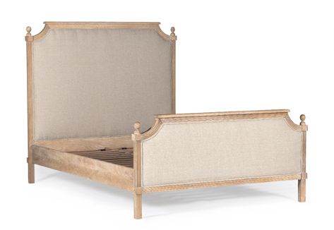 Warwick Upholstered Bed – Wisteria Small Craftsman, French Style Bed, Bespoke Beds, Warwick Castle, Natural Oak Wood, Designer Board, Primary Suite, King Upholstered Bed, Vintage Nightstand