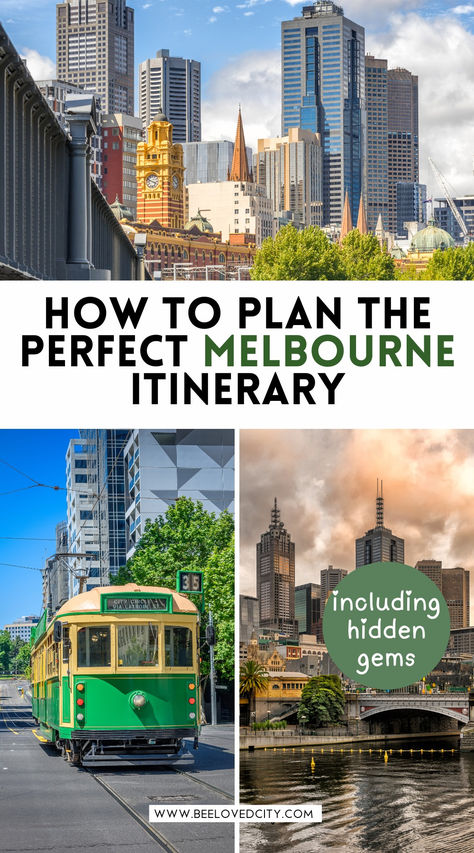 Planning a trip to Melbourne? This itinerary covers all the best things to do, from iconic landmarks to hidden gems. Whether it's part of your Australia bucket list or a backpacking adventure, discover the top attractions and tips for an unforgettable Melbourne experience. Perfect for any Australia itinerary, this travel guide will help you make the most of your visit to this vibrant city! 🌟✨ #MelbourneTravel #AustraliaItinerary #VisitMelbourne What To Do In Melbourne, What To Do In Melbourne Australia, Melbourne Bucket List, Things To Do In Melbourne Australia, Melbourne Itinerary, Melbourne Aesthetic, Packing List Spring, Melbourne Trip, Australia Bucket List