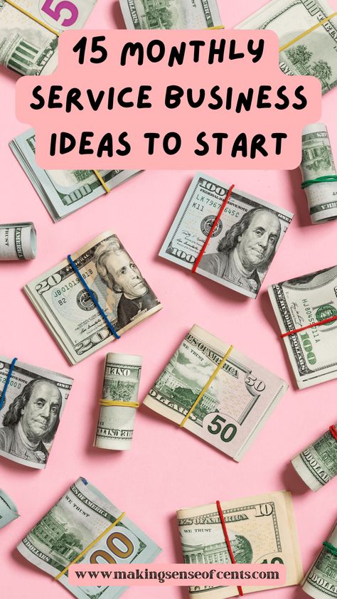 15 Monthly Service Business Ideas to Start. Looking for the most profitable service business ideas? Here are 15 service business examples to make recurring monthly income.