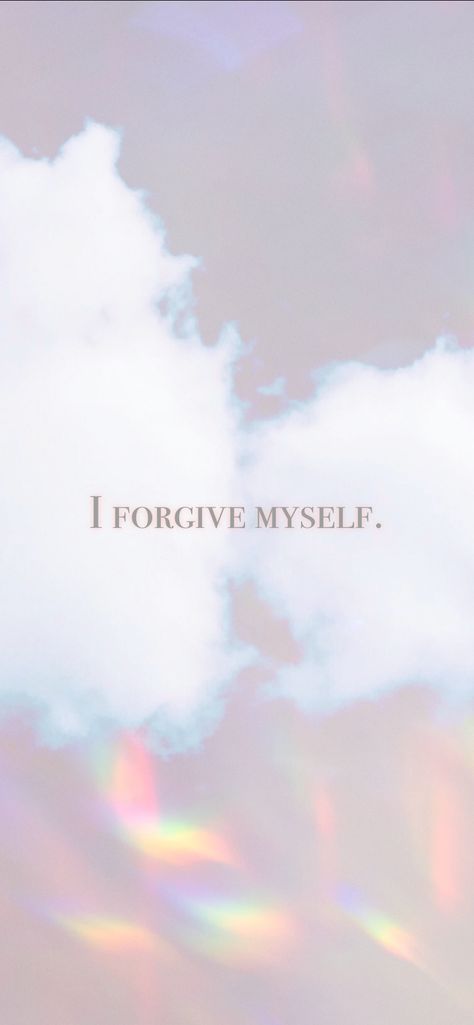 I Forgive Myself Affirmations, I Forgive Myself Quotes, Forgive Myself Quotes, Forgiveness Aesthetic, Shame Healing, June Collage, Healing Collage, Forgive Me Quotes, Corkboard Ideas