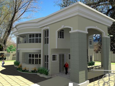 Nigeria House, Outside House Paint, Floor Plan Ideas, Exterior House Colors Combinations, House Design Trends, Duplex Design, Latest House Designs, Duplex House Plans, House Design Pictures