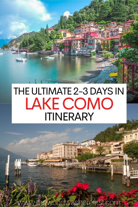 Lake Como Itinerary, Italy Trip Planning, Florence Italy Travel, Comer See, Italian Lakes, Italy Itinerary, Lake Como Italy, Explore Italy, Italy Summer