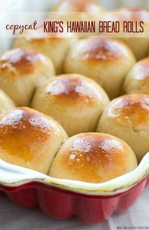 Hawaiian Bread Rolls, Hawaiian Sweet Breads, Hawaiian Bread, King Hawaiian Rolls, Resepi Roti, Hawaiian Sweet Rolls, Kings Hawaiian, Baked Rolls, Dinner Rolls Recipe