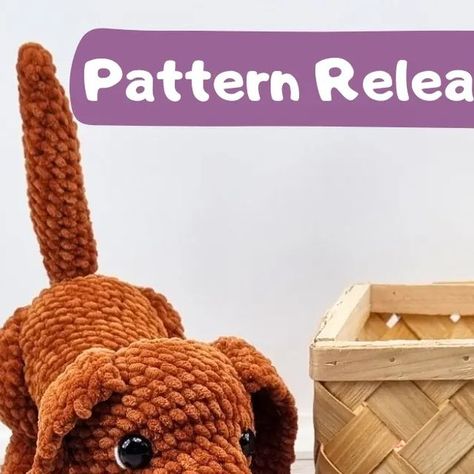 IdunCreations on Instagram: "I have just released the pattern for Max the Labrador in my Etsy shop! I'm quite excited 🤭. He is such a playful happy little dog 😄. I had amazing testers to help me! Give them a follow if you aren't already following them! They are such lovely and talented people 😍 @iambelloved @depoteto.crochet @midwest.made.mn @niknaknits @3jshandcrafts @theslipstitchco #crochet #crochetaddict #virka #yarnlove #iduncreations #etsyseller #etsyfinds #amigurumi #amigurumil Chocolate Lab, Chunky Crochet, Little Dogs, Etsy Finds, Labrador, Free Crochet Pattern, Free Pattern, Amigurumi, Etsy Seller