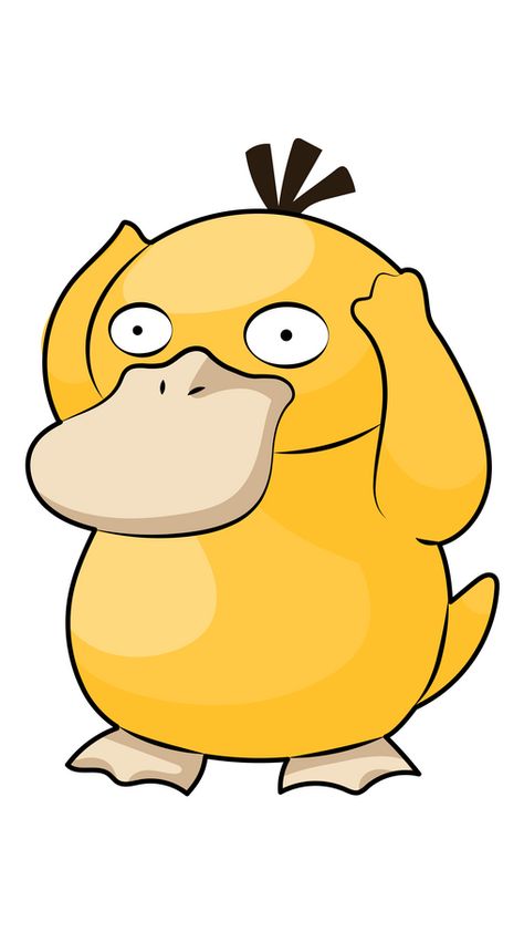 Psyduck is a Water-type Pokémon introduced in Generation I, which later evolves into Golduck starting at level 33. It is constantly beset by headaches. If the Pokémon lets its strange power erupt,... Joker Card Tattoo, Deviantart Pokemon, Water Type Pokemon, Gen 1 Pokemon, Disney Movie Art, Whatsapp Wallpaper Cute, Pokemon Birthday Party, Pokemon Stickers, Bad Bad