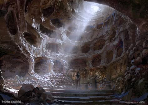 Tomb Raider Concept Art, Vampire City, Tomb Raider Art, Background Study, Rise Of The Tomb Raider, Rise Of The Tomb, Candle Art, Fantasy Setting, Fantasy Places