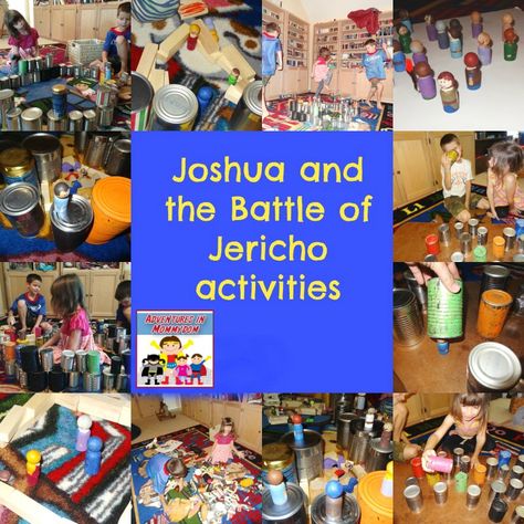 Battle Of Jericho Activities, Joshua And Jericho, Joshua Jericho, Jericho Bible, Joshua Bible, Battle Of Jericho, Bible Activities For Kids, Preschool Bible, School Craft