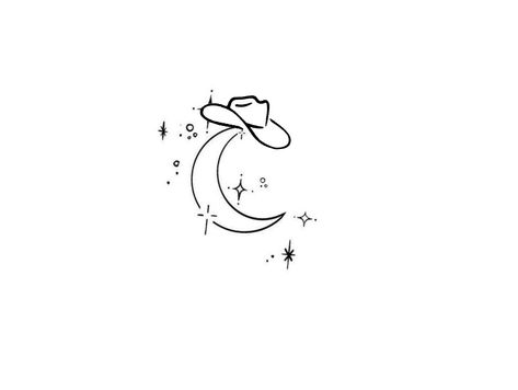 Cosmic Cowboy Tattoo, Western Moon Tattoo, Space Cowboy Tattoo, Cowboy Hat Tattoo, Cowboy Tattoo, Wizard Tattoo, Cowboy Tattoos, White Tattoos, Flash Sheets