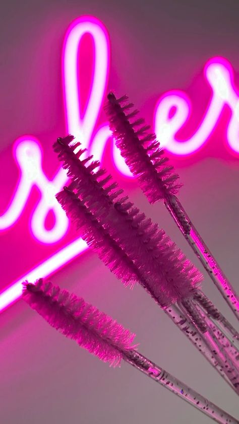 Lash Extensions Pink Aesthetic, Lash Wallpaper, Lashes Aesthetic, Eye Lash Art, Eye Lash Design, Pink Lashes, Eye Lash Photography, Eyelash Decor, Eyelash Studio