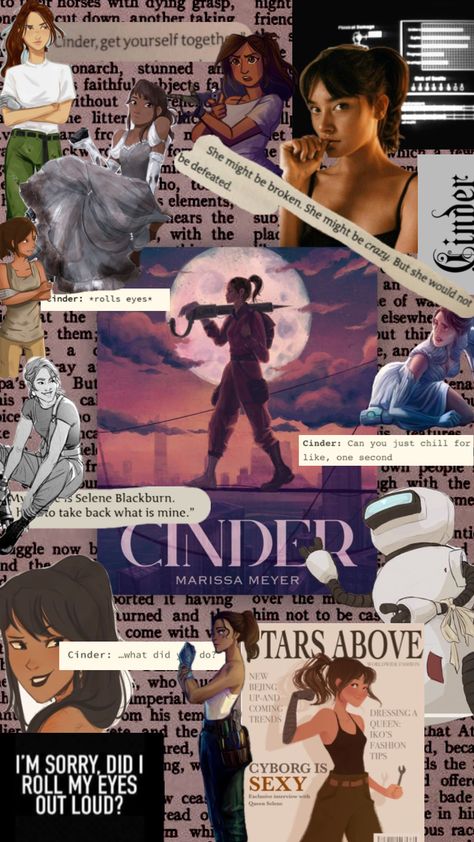 Cinder #cinder #lunarchronicles #marissameyer #books #booktok #booksaesthetic #princess Cinder Fan Art Lunar Chronicles, The Lunar Chronicles, Marissa Meyer, Wallpaper Doodle, Book Boyfriends, Book Memes, Fan Book, Book Addict, Book Fandoms