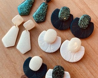 Polymer Clay Jewelry Diy, Clay Jewelry Diy, Polymer Clay Crafts, Polymer Clay Jewelry, Clay Jewelry, Clay Crafts, Polymer Clay Earrings, Clay Earrings, Party Time