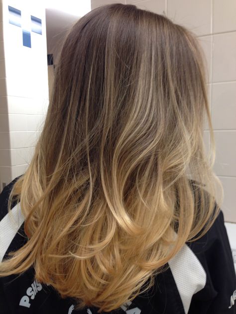 Light Brown To Blonde Ombre Hair, Ombre Brown And Blonde Hair, Light Brown Ombré Hair, Long Ombre Hair Brown To Blonde, Brown And Blond Ombre Hair, Ombré Light Brown Hair, Faded Blonde Highlights, Ombré Brown To Blonde Hair, Medium Brown And Blonde Hair