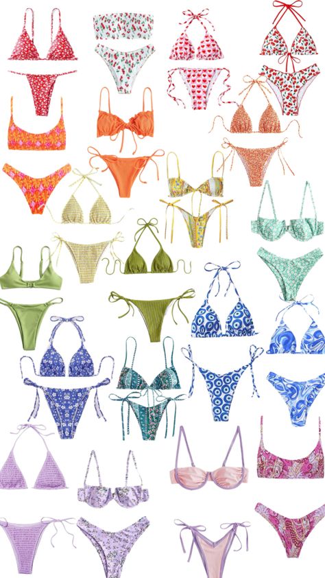 Amazon Bikinis #beach #fyp #summer #bikinis #bikiniseason #amazon #amazonfinds #swimsuitinspo #swimming #ocean Amazon Bikinis, Preppy Swimsuit, Outer Banks Outfits, Swimming Ocean, Greece Outfit, Swimsuit Inspo, Beachy Outfits, Summer Bathing Suits, Beach Fits