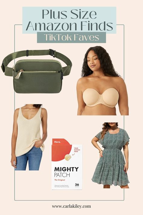 models wearing plus size amazon outfits, a green purse and a box of might patches Plus Size Amazon Outfits, Plus Size Outfits Aesthetic, Plus Size Amazon, Chubby Girl Outfits, Plus Size Outfits Casual, Amazon Outfits, Outfits And Accessories, Curvy Girl Outfits, A Plus