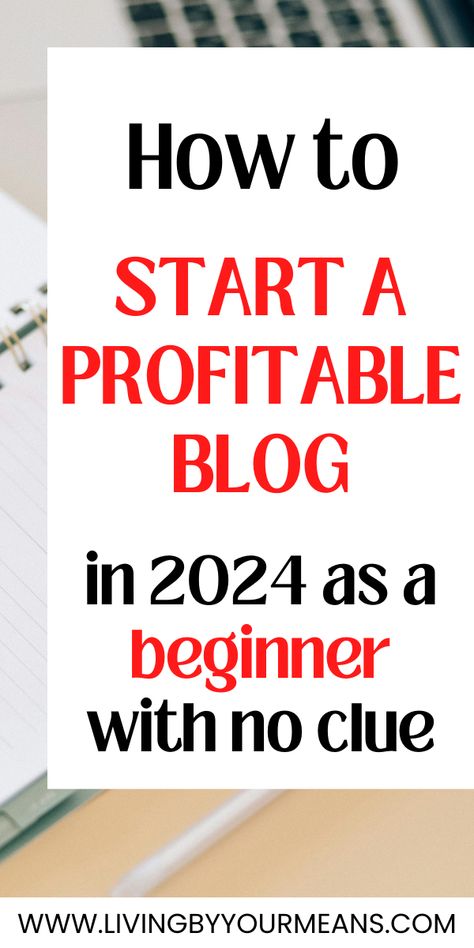 How to Start a Blog for Beginners How To Start Blogging For Money, Make Money From Blogging, How To Start A Money Making Blog, Successful Blogging Tips, Blog Writing Tips For Beginners, Blogging Ideas For Beginners, How To Start Blogging, Start A Blog To Make Money, How To Start Blogging For Beginners