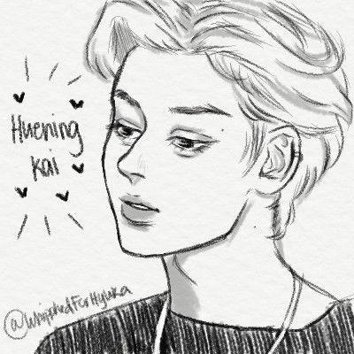 Txt Huening Kai Sketch Huening Kai Drawing, Txt Drawings Easy, Kai Sketch, Kai Arts, Kpop Drawings, Huening Kai, Art Pencil, Cute Easy Drawings, Dylan O'brien