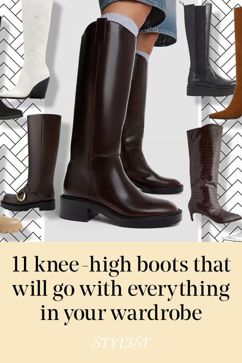 We’re turning to knee-high boots to keep us toasty while the winter weather truly takes hold. Suede Fashion, Wardrobe Stylist, Autumn Clothes, Winter Weather, Equestrian Style, Mode Fashion, Color Trends, The Winter, High Boots