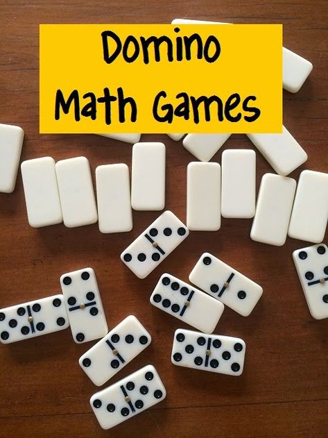 There are so many different ways to use dominoes in math. Here are a few of my favorite ones. Domino Keepers Addition a game for 2... Dominoes Math Games, Domino Math, Math Night, Math Tutoring, Kindergarten Math Games, Math Intervention, Second Grade Math, Math Workshop, Mental Math