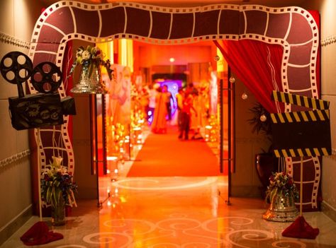 Guneet _ Kavya- Bollywood night-2 Hollywood Theme Party Decorations, Bollywood Theme Party, Indian Wedding Decorations Receptions, Ideas Wedding Party, Bollywood Theme, Hollywood Party Theme, Bollywood Party, Wedding Party Outfits, Wedding Mandap