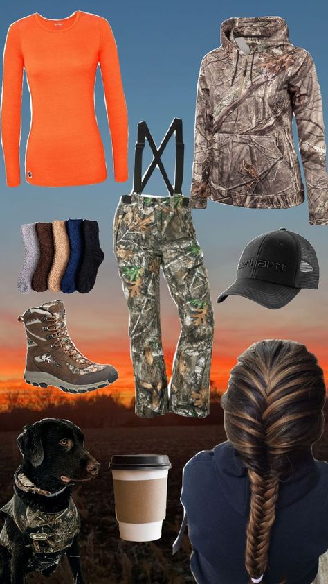 hunting fit idea Hunting Fits Women, Girl Hunting Outfits, Hunting Camo Outfits, Hunting Fits, Hunting Outfits For Women, Hunting Outfits, Hunting Outfit, Hunting Stuff, Casual Country Outfits