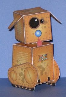 Bobblehead Robot Dog Paper Toy | Tektonten Papercraft Paper Robot Craft, Robot Made Out Of Boxes, Dog Robot Drawing, Dog Robot, Robot Papercraft, Robot Dog Toy, Diy Cardboard, Paper Models, Bobble Head