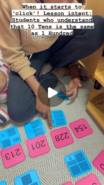 Guy Constable on Instagram: "10 Tens is the same as 1 Hundred
.
Place Value has many aspects that students need to understand to be able to successfully work with numbers. One of these concepts is that the structure of our place value system is multiplicative. 
.
Students need to be able to see a group as a unit i.e. 10 Ones as 1 Ten and 10 Tens as 1 Hundred. They also need to be able to trust a group as the quantity stated and not need to count the individual items to check. Ten-frames are an effective resource for teaching the multiplicative understandings required for mastering place value.
.
#themathematicsguy #ltdmathematics 
#education #learning #school #motivation #students #student #knowledge #teacher #children #kids #teaching #success  #community #teachers  #inspiration #teacher Hundreds Tens And Ones Activities, Teachers Inspiration, Value System, Hundreds Chart, Ten Unit, Tens And Ones, Ten Frames, Our Place, Place Value