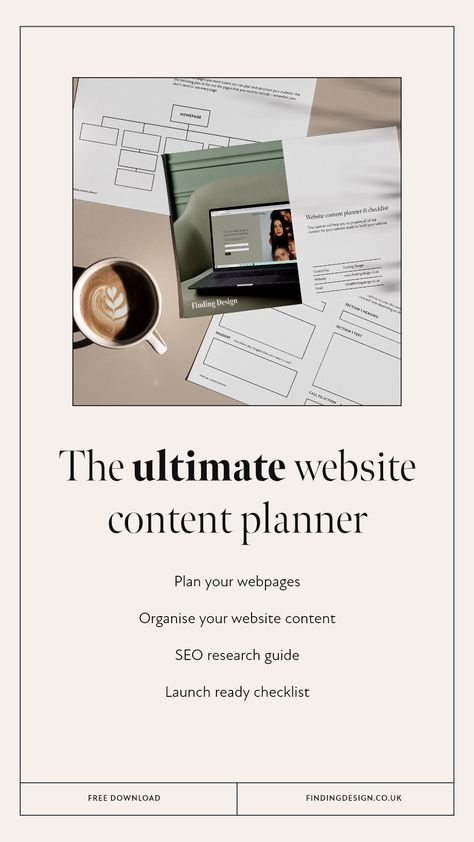 Website Launch Checklist, Website Content Planner, Website Strategy, Diy Website Design, Freebie Websites, Website Checklist, Copywriting Ads, Freelance Website, Website Planning