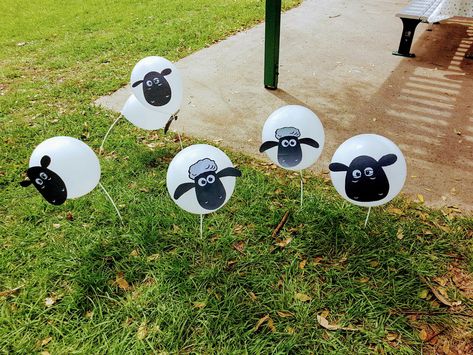 Shaun The Sheep Party, Sheep Birthday Party, Sheep Party, Pastor Appreciation Day, Kids Church Lessons, Sheep Face, Baby Lamb Baby Shower, Barnyard Birthday Party, American Heritage Girls