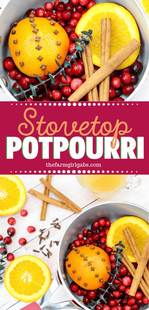 There is nothing better than a house that smells like the holiday season. This holiday stovetop potpourri is the perfect blend to make for the holiday season. Make a batch and leave it simmering on your stove all day for an amazing holiday aroma. Stove Potpourri, Christmas Stovetop Potpourri, Smell Like Christmas, Simmer Pot Recipes, Stove Top Potpourri, Simmering Potpourri, Potpourri Recipes, Homemade Holiday, Stovetop Potpourri