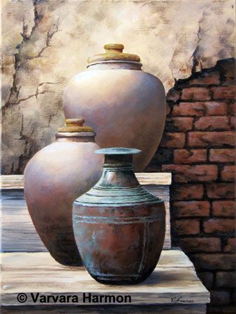 Antique Pots, Vasos Vintage, Maine Artist, Soyut Sanat Tabloları, Still Life Drawing, Painting Still Life, Still Life Art, Still Life Painting, Still Life Photography