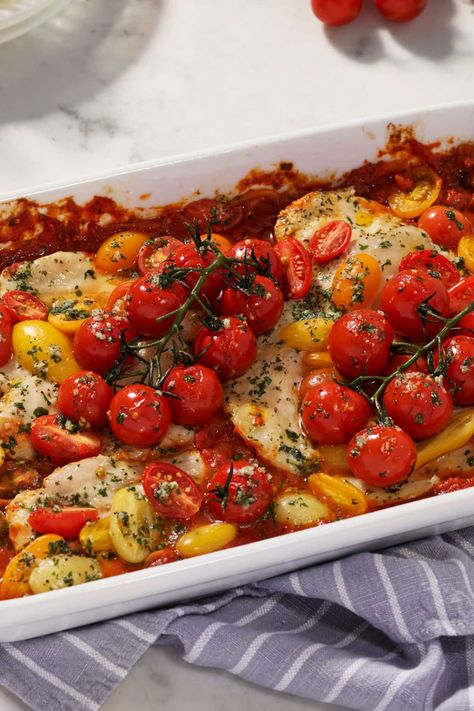 Bertolli Recipes, Chicken Bruschetta Bake, Chicken Breast Cutlet, Chicken Casseroles, Recipes Restaurant, Okra Recipes, Tomato Bruschetta, Bruschetta Chicken, Bruschetta Recipe