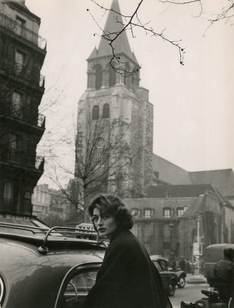 Paris Fashion Photography, 1960 Aesthetic, Saint Germain Paris, Anouk Aimee, Black And White Images, Vintage Portraits, Moda Vintage, Jazz Music, Saint Germain