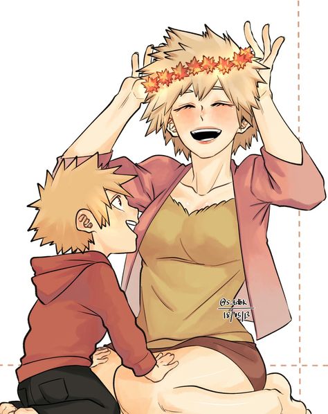 Bakugo & His Mother Bakugou Family, Mitsuki Bakugo, Mitsuki Bakugou, Bakugo Katsuki, Katsuki Bakugo, Katsuki Bakugou, Bakugou Katsuki, My Hero Academy, Baku