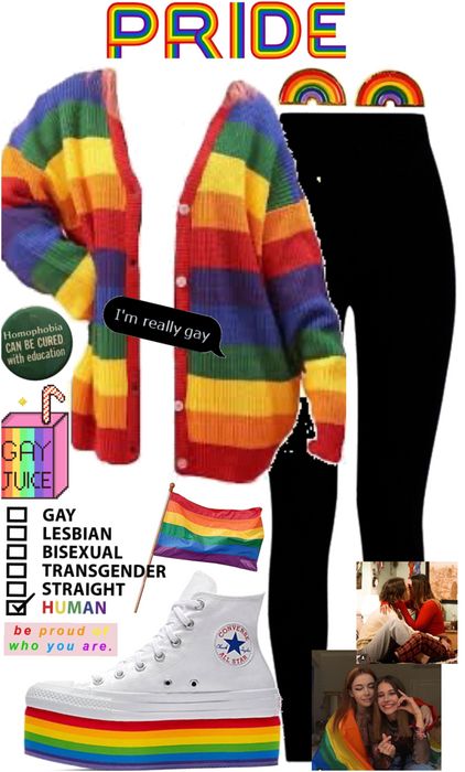 Lgbtq Style, Clown Outfits, Gay Clothes, Lgbtq Outfit, Pride Clothes, Gay Outfits, Lgbtq Fashion, Fnaf Crafts, Pride Stuff