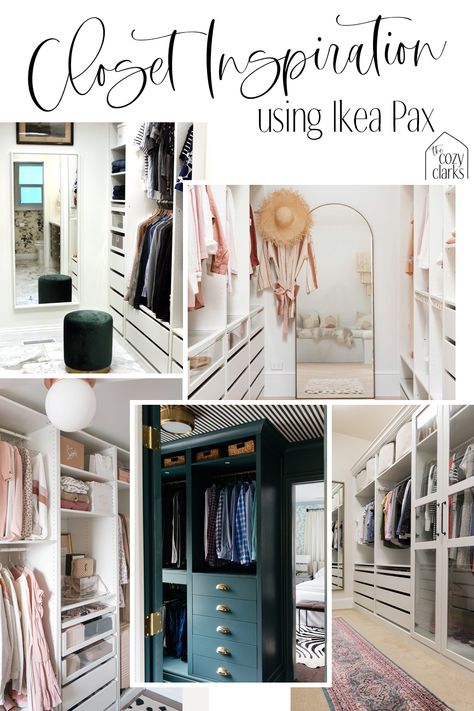 We were planning to have a company come in to create an upscale custom closet for us, but the more I looked (and learned about the cost of custom closets), the more I started getting interested in DIY custom closets. Just look at all the beautiful things people are doing with the Ikea pax system Dream Master Suite, Ikea Pax System, Big Dresser, Diy Custom Closet, Glam Closet, Ikea Pax Closet, Pax Closet, Pax System, Closet Addition