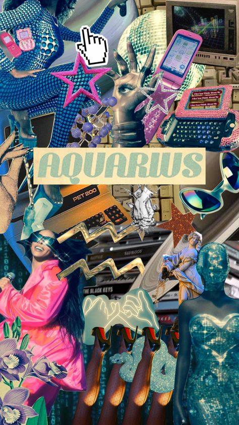 Aquarius AKA the alien superstar #aquarius #aquariusmoodboard #aquariussun #aquariusaesthetic #aliensuperstar #innovative #astrolgy #saturn Aquarius Szn Aesthetic, Aquarius Lockscreen, Aquarius Fashion Aesthetic, Beth Aesthetic, Aquarius Szn, Aquarius Style, Aquarius Energy, Aesthetic Universe, Seasonal Wallpaper