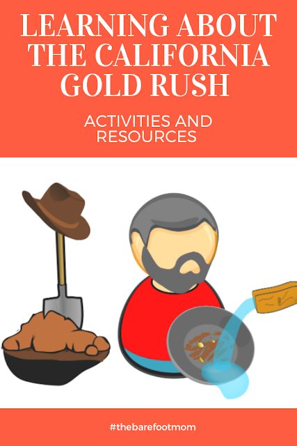 Gold Rush Activities 4th Grade, Gold Rush Projects 4th Grade, California Gold Rush Activities, Gold Rush Activities, Gold Rush Projects, Homeschooling Elementary, Usa History, 4th Grade Social Studies, California Gold Rush