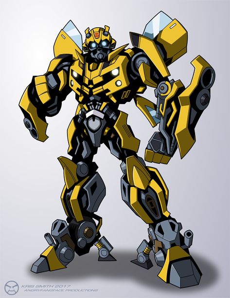 TFNation 2017 Movie Bumblebee by KrisSmithDW Printable Characters, Bumble Bee Cartoon, Optimus Prime Wallpaper Transformers, Optimus Prime Wallpaper, Transformer Party, Bumble Bee Art, Bee Drawing, Transformers Autobots, Transformers Bumblebee